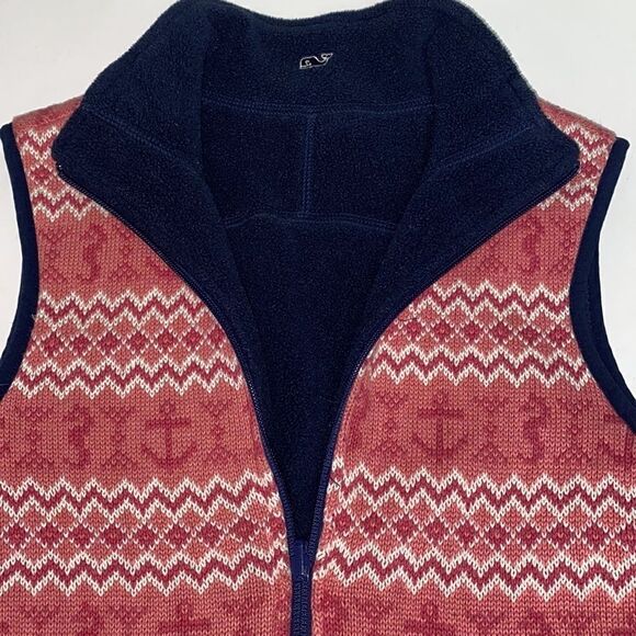 Vineyard Vines Nordic Woven Reversible Vest Size XS - Picture 3 of 9